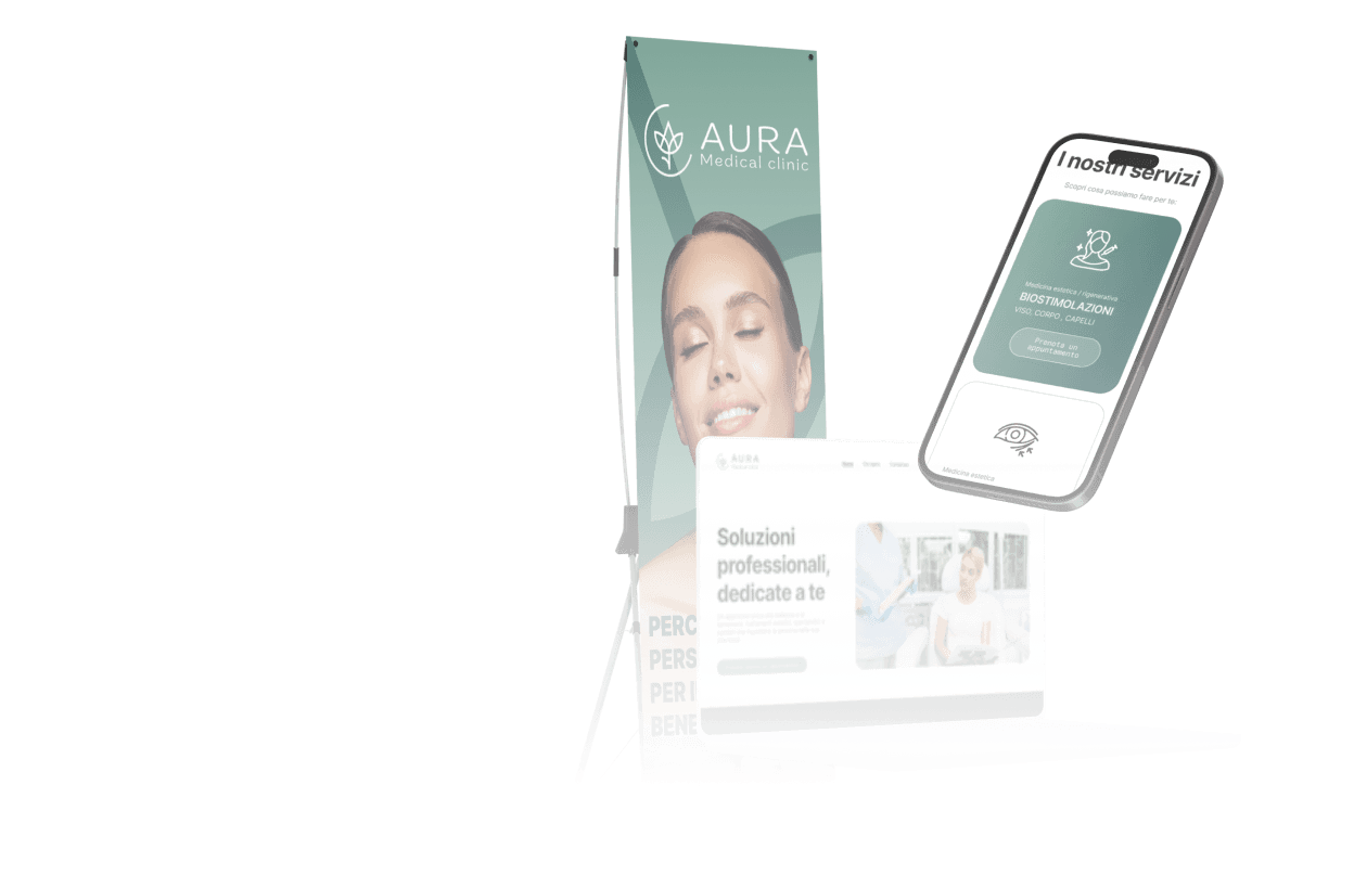 Aura Medical Clinic mockup